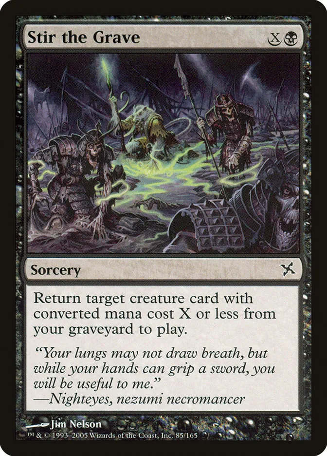 Stir the Grave Front Face
