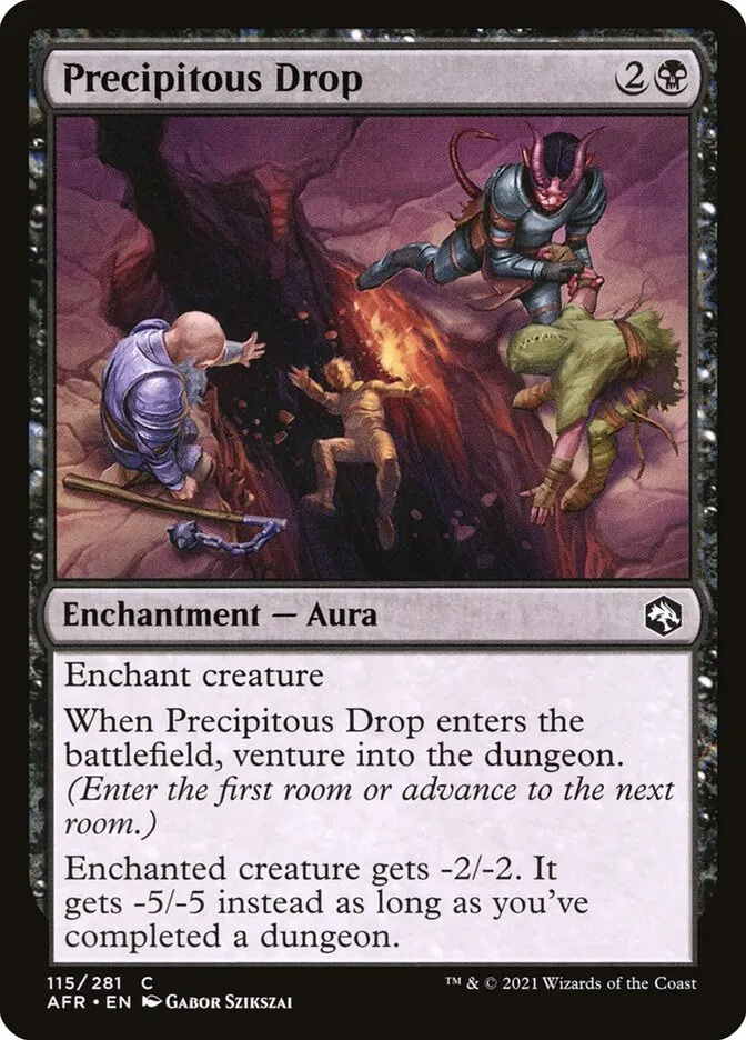 Precipitous Drop Front Face
