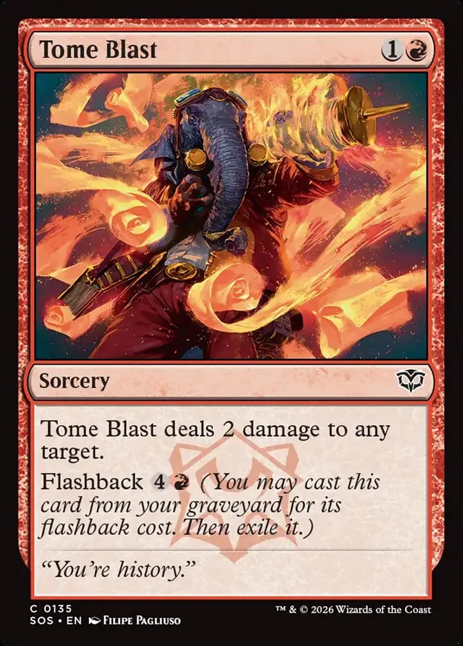 Tome Blast Front Face