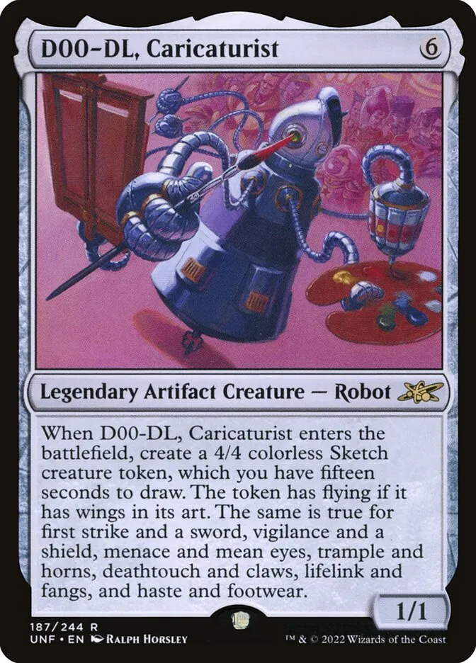 D00-DL, Caricaturist Front Face
