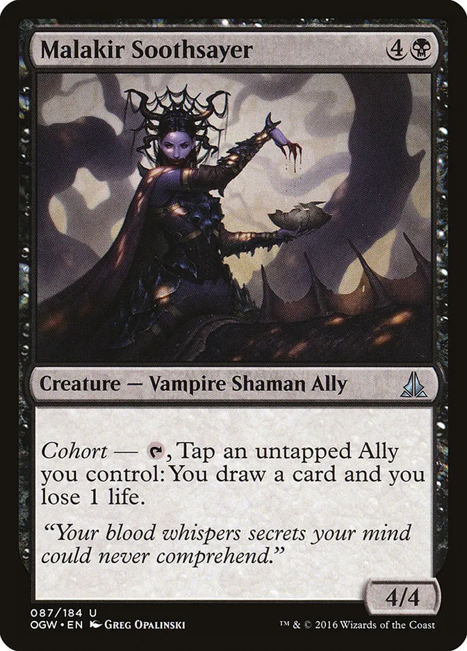 Malakir Soothsayer Front Face