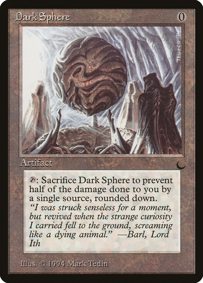 Dark Sphere Front Face
