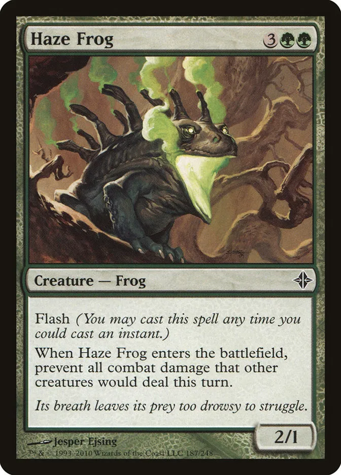 Haze Frog Front Face
