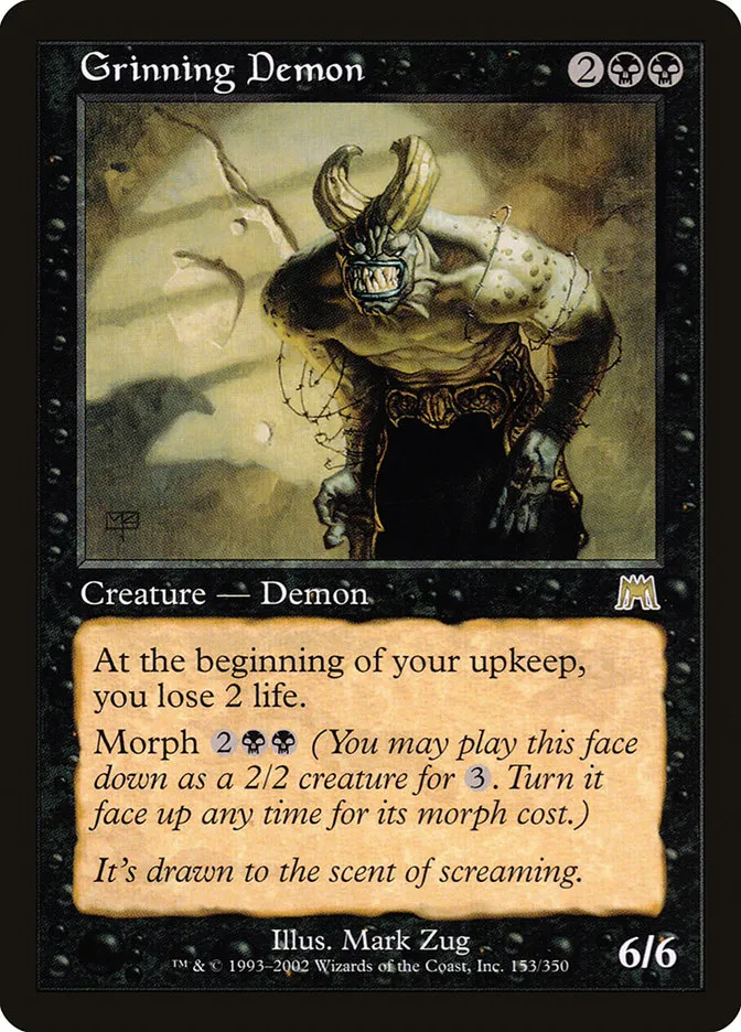 Grinning Demon Front Face