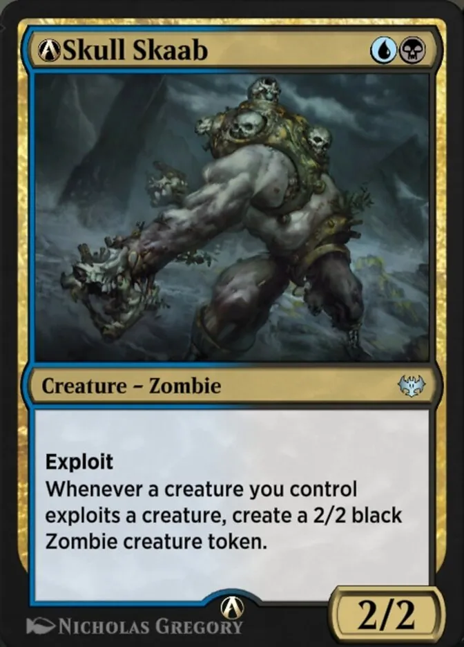 A-Skull Skaab Front Face
