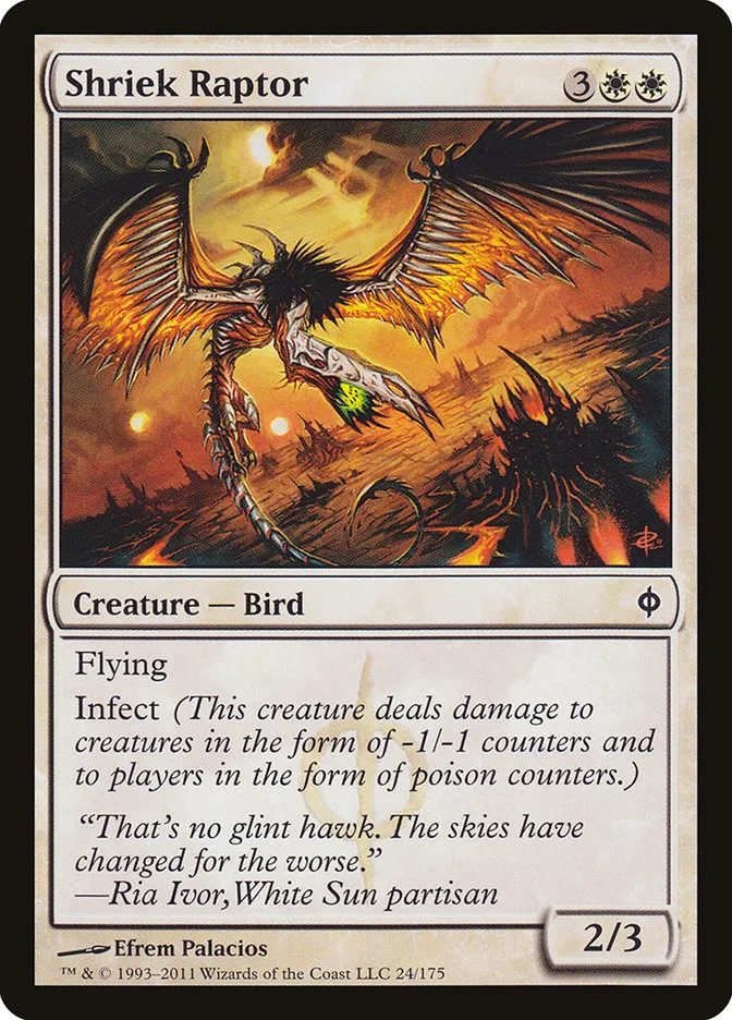 Shriek Raptor Front Face
