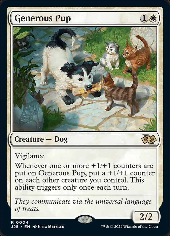 Generous Pup Front Face