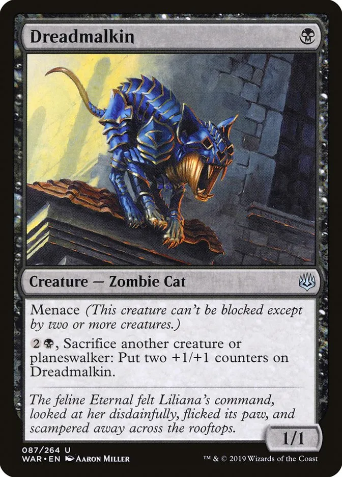 Dreadmalkin Front Face