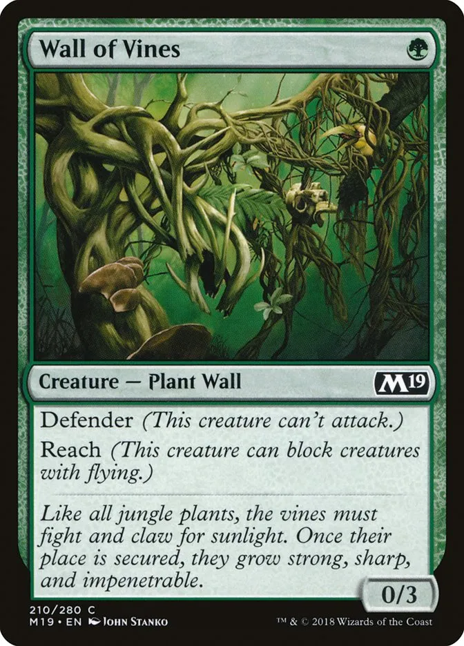 Wall of Vines Front Face