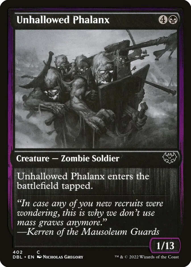 Unhallowed Phalanx Front Face