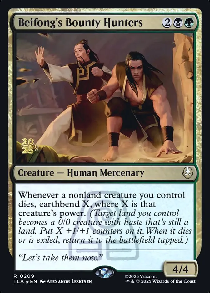Beifong's Bounty Hunters Front Face
