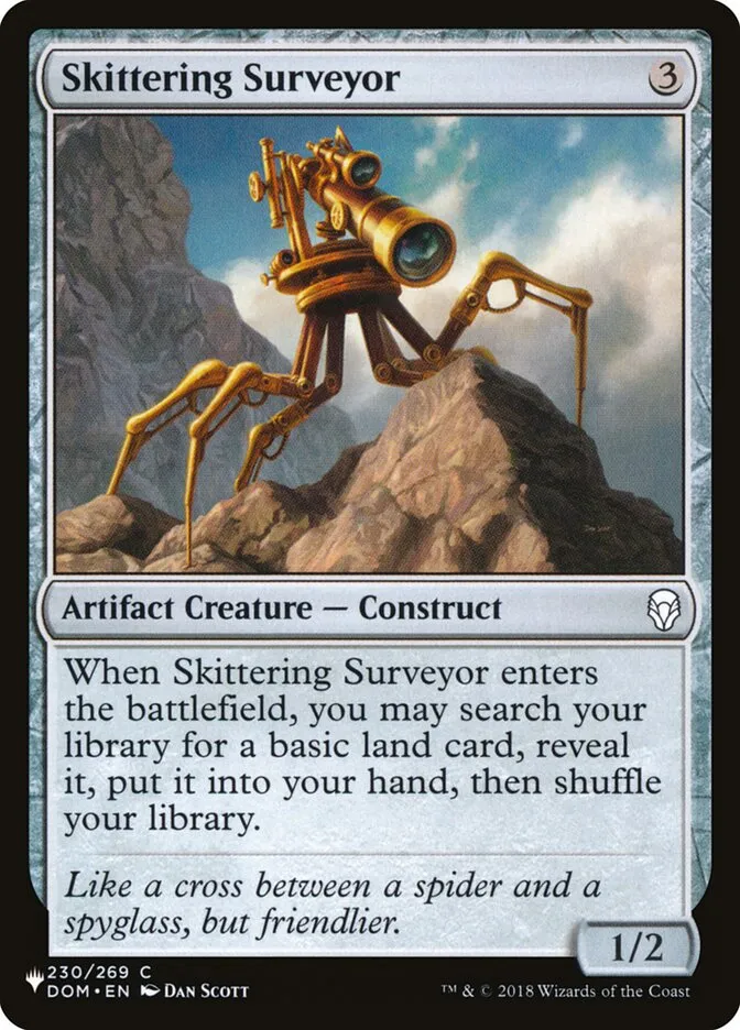 Skittering Surveyor Front Face