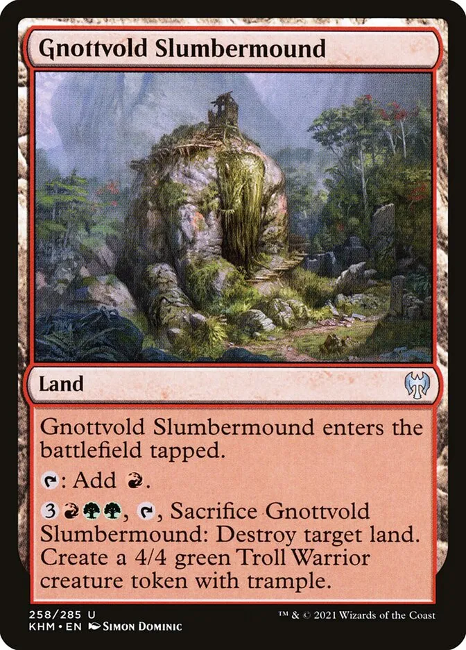 Gnottvold Slumbermound Front Face