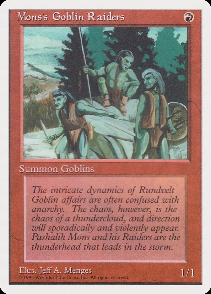 Mons's Goblin Raiders Front Face
