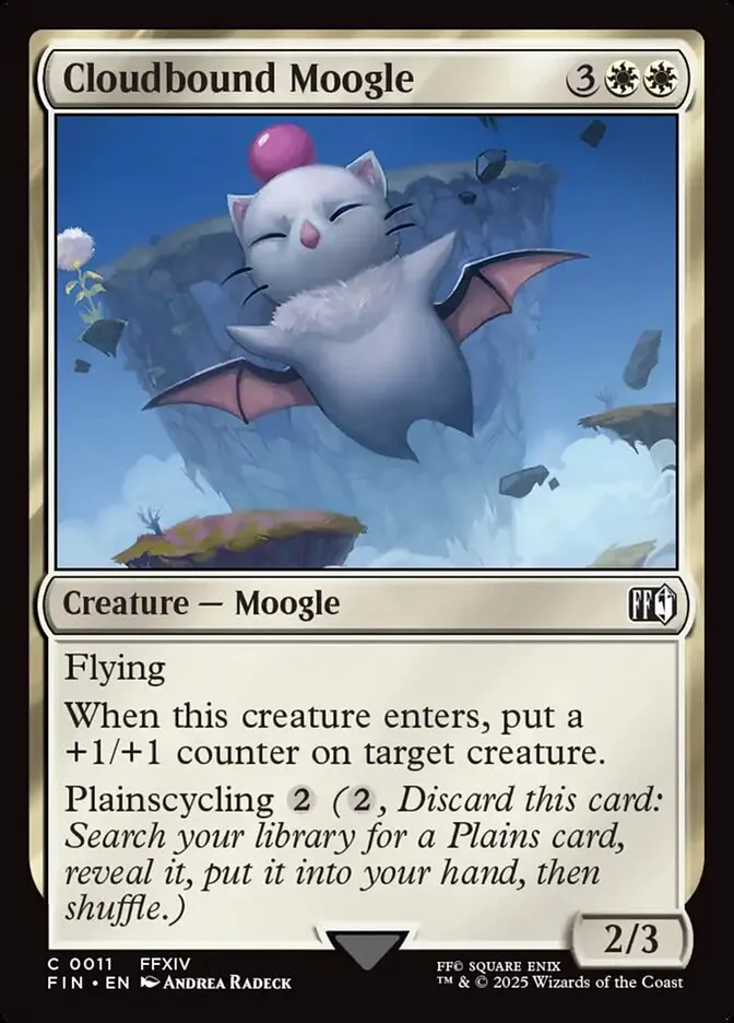 Cloudbound Moogle Front Face