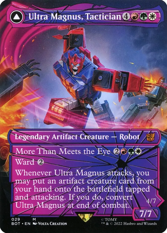 Ultra Magnus, Tactician // Ultra Magnus, Armored Carrier Front Face