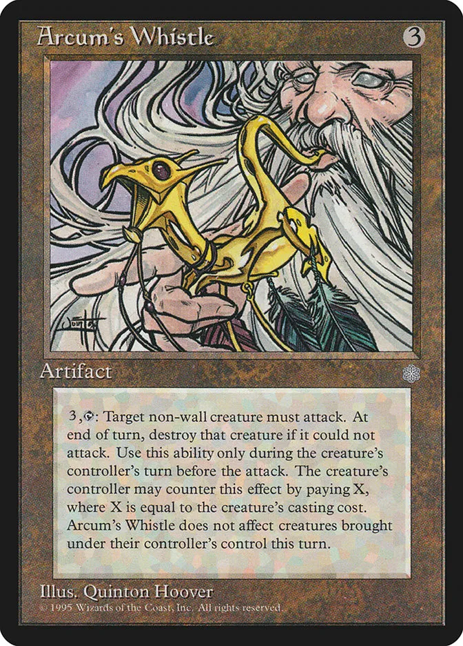 Arcum's Whistle Front Face