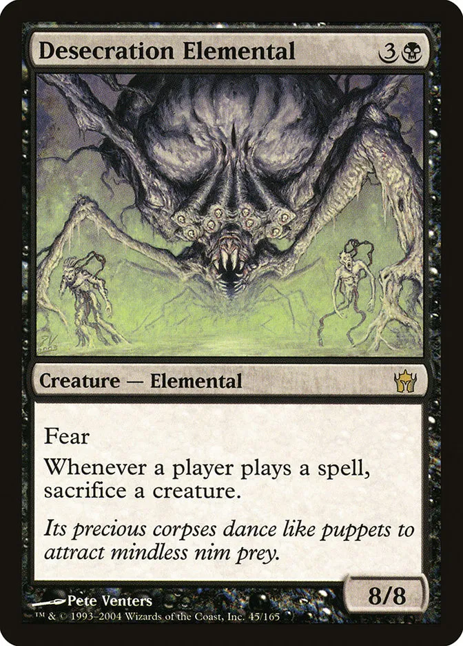Desecration Elemental Front Face