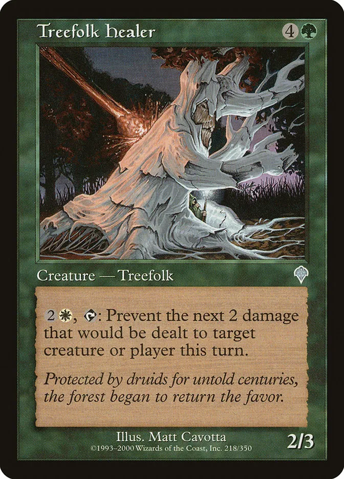 Treefolk Healer Front Face