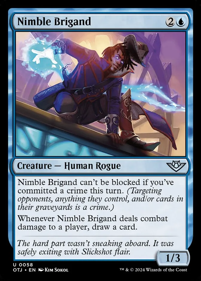 Nimble Brigand Front Face