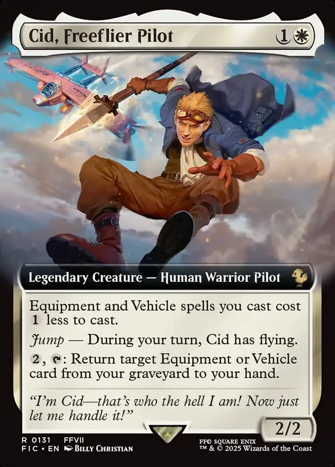 Cid, Freeflier Pilot Front Face