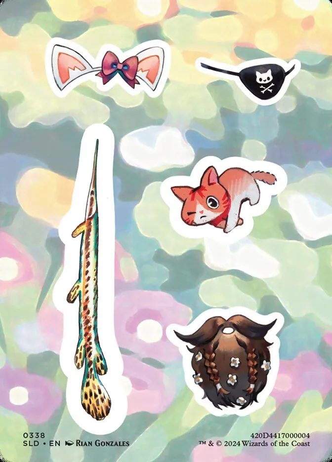 Sticker sheet Front Face