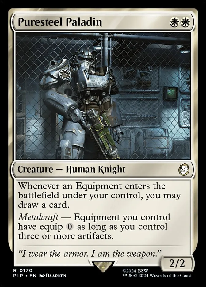 Puresteel Paladin Front Face