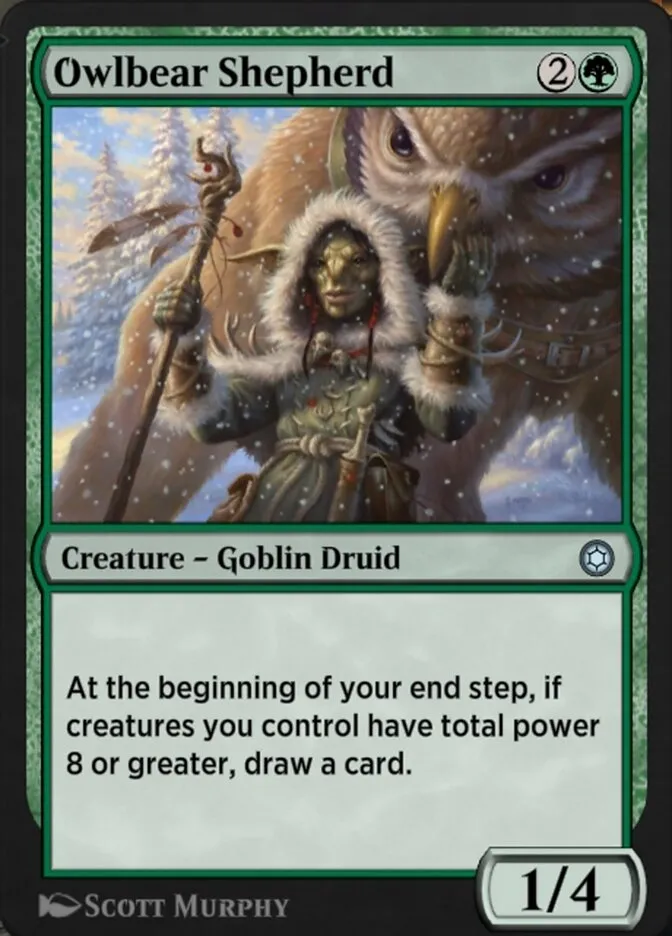 Owlbear Shepherd Front Face
