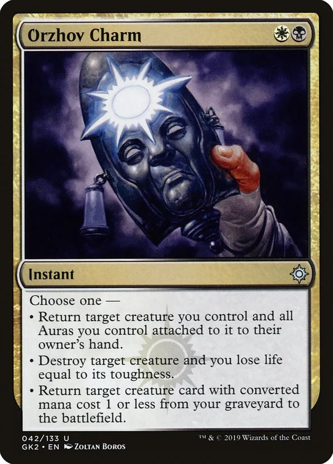 Orzhov Charm Front Face
