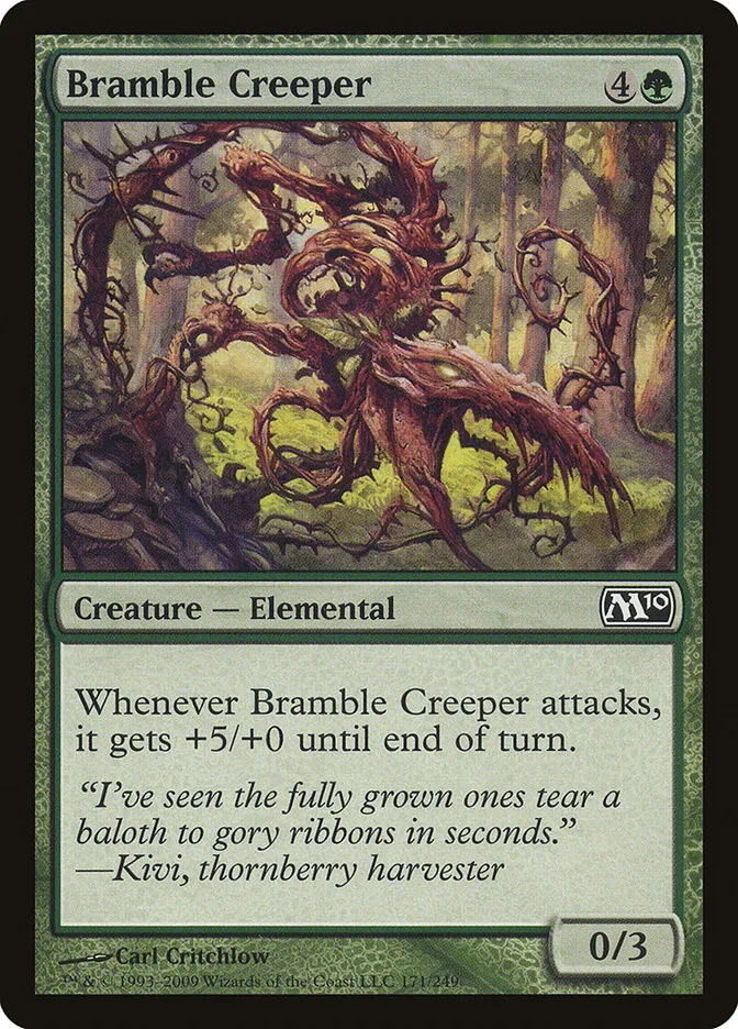 Bramble Creeper Front Face