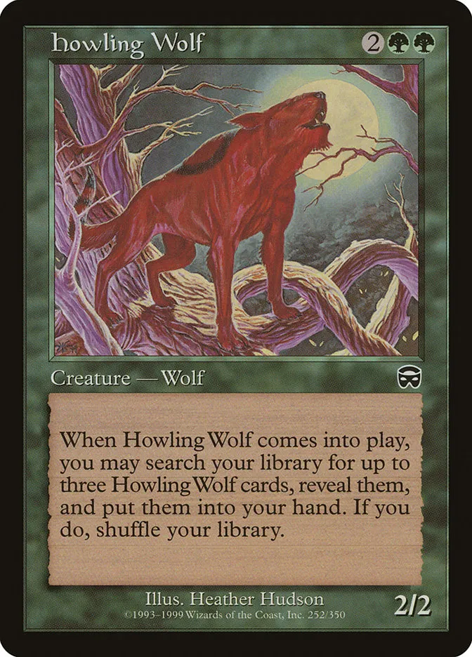 Howling Wolf Front Face