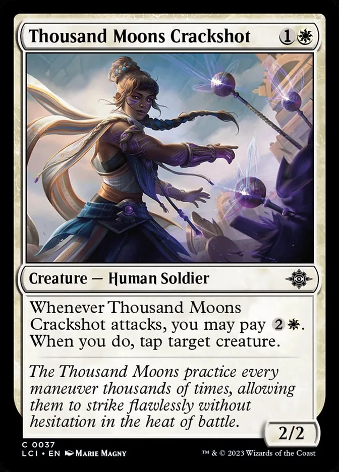 Thousand Moons Crackshot Front Face