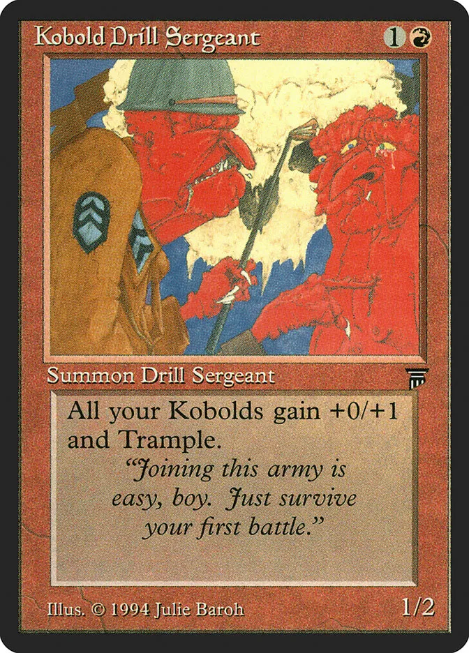 Kobold Drill Sergeant Front Face