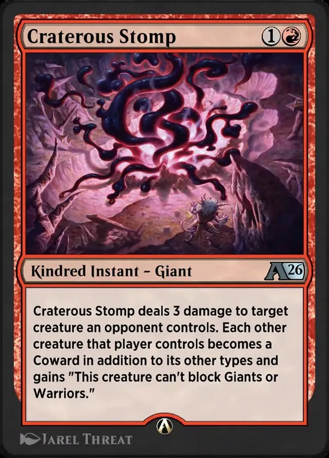 Craterous Stomp Front Face