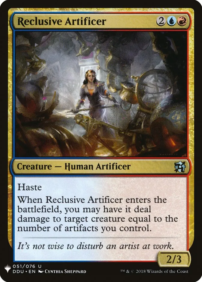 Reclusive Artificer Front Face