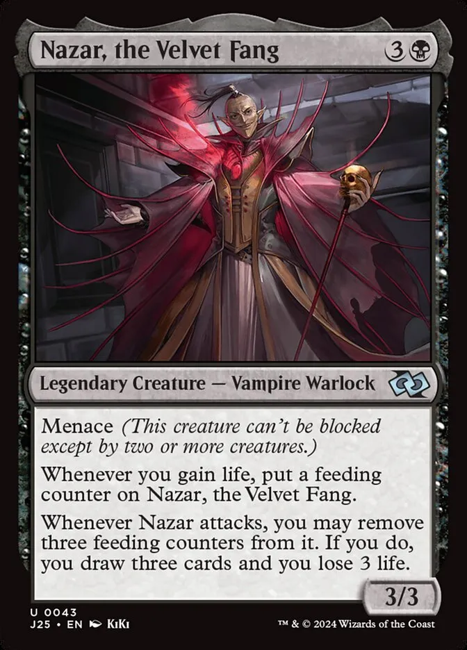 Nazar, the Velvet Fang Front Face