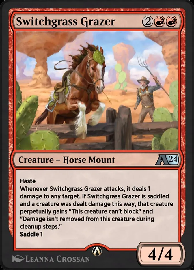 Switchgrass Grazer Front Face