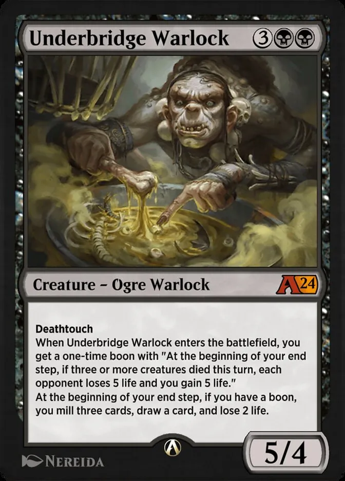 Underbridge Warlock Front Face