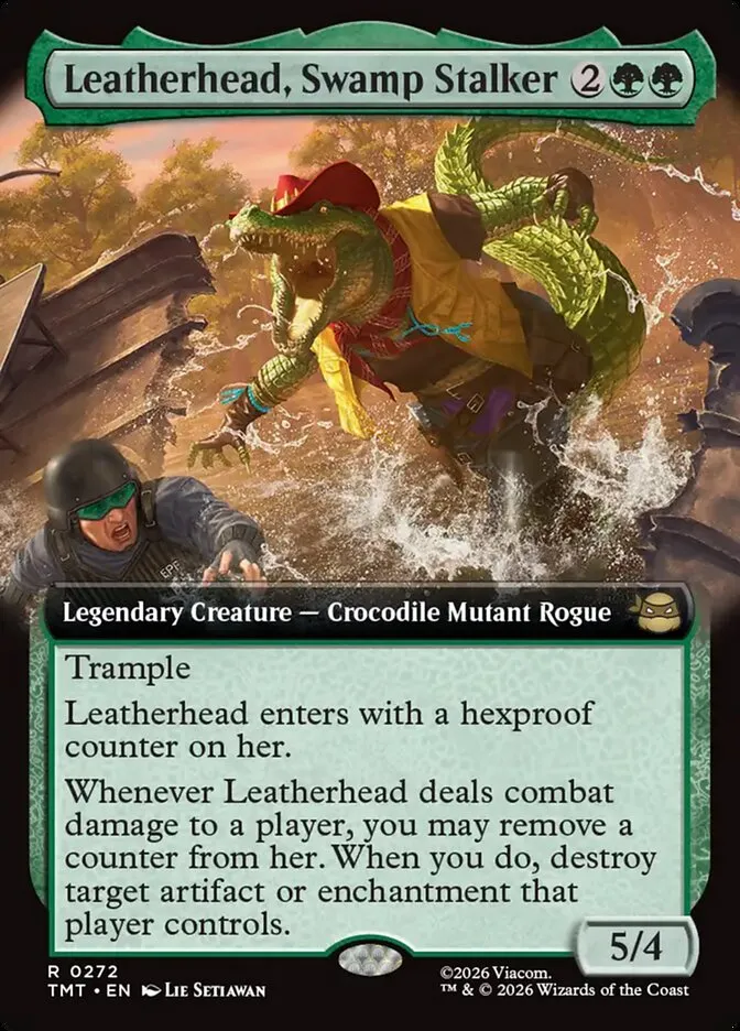 Leatherhead, Swamp Stalker Front Face