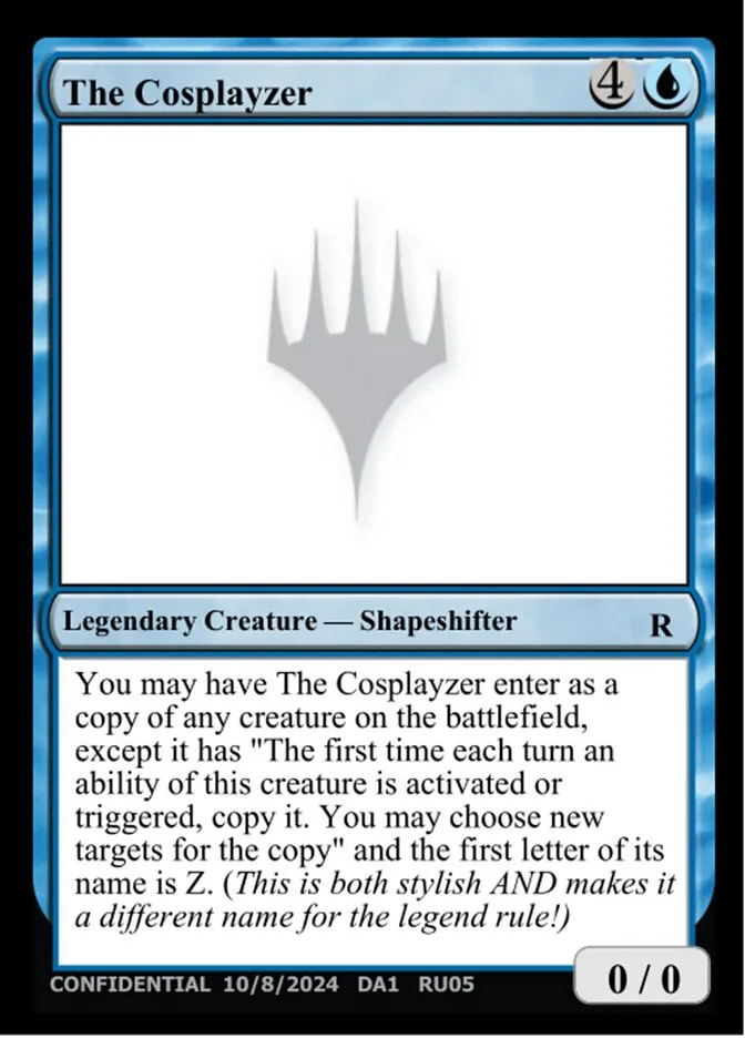 The Cosplayzer Front Face