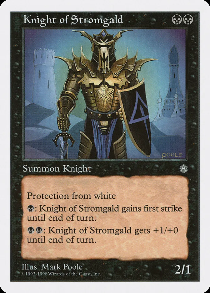 Knight of Stromgald Front Face