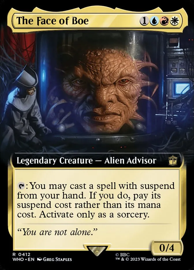 The Face of Boe Front Face