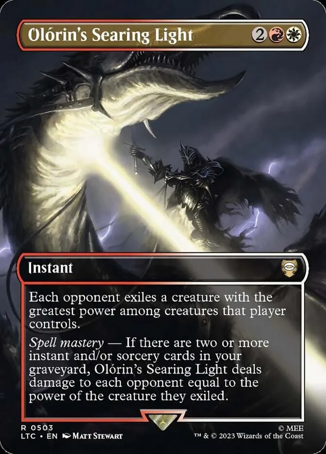 Olórin's Searing Light Front Face