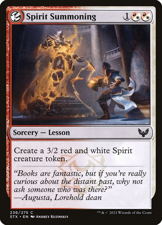 Spirit Summoning Front Face