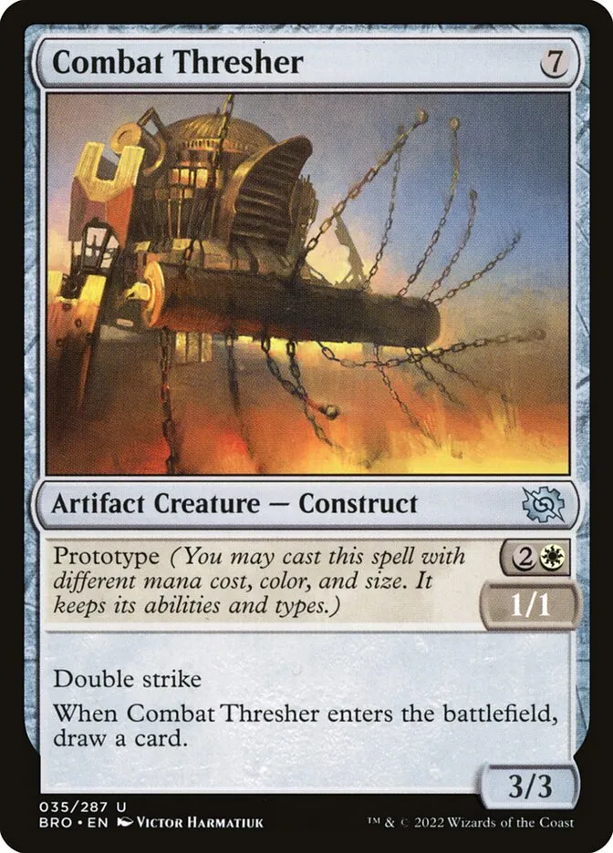 Combat Thresher Front Face