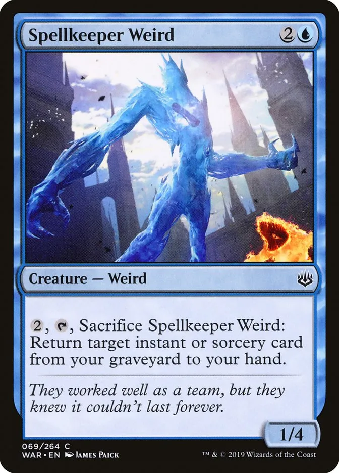 Spellkeeper Weird Front Face