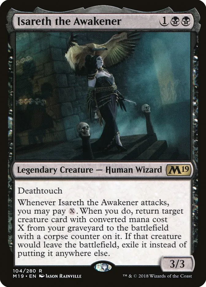 Isareth the Awakener Front Face
