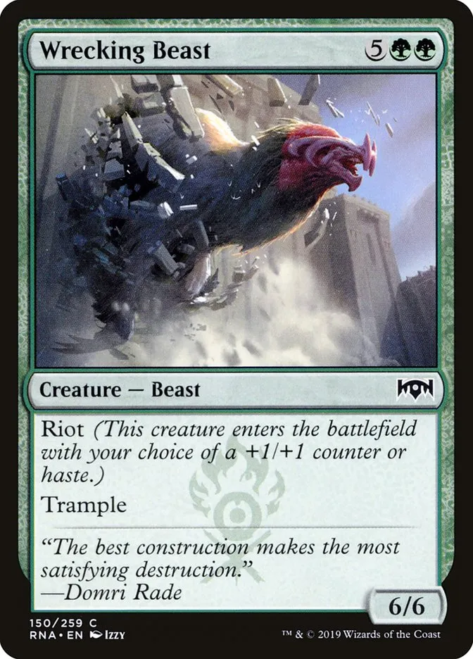 Wrecking Beast Front Face