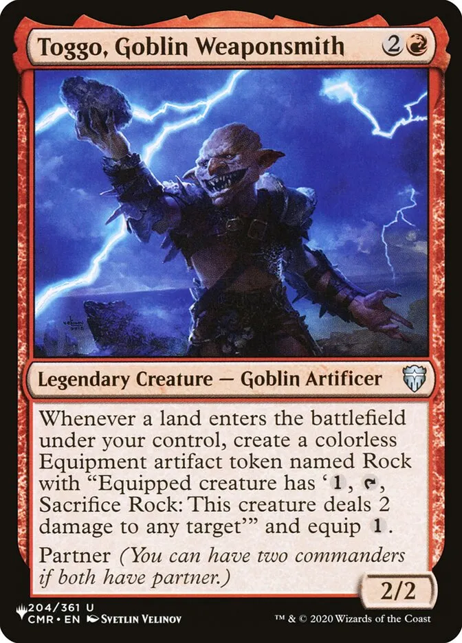 Toggo, Goblin Weaponsmith Front Face