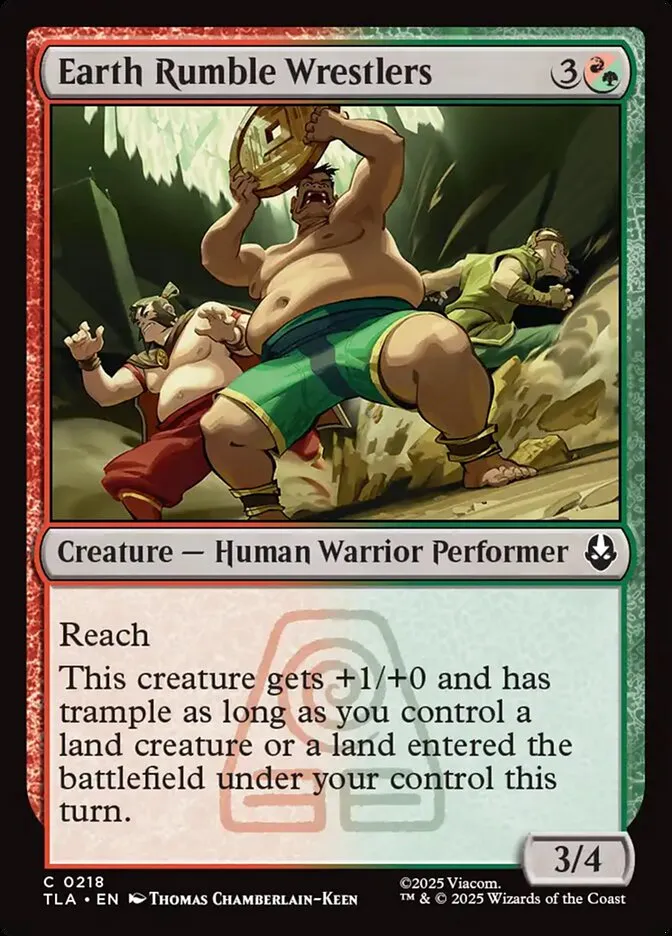 Earth Rumble Wrestlers Front Face